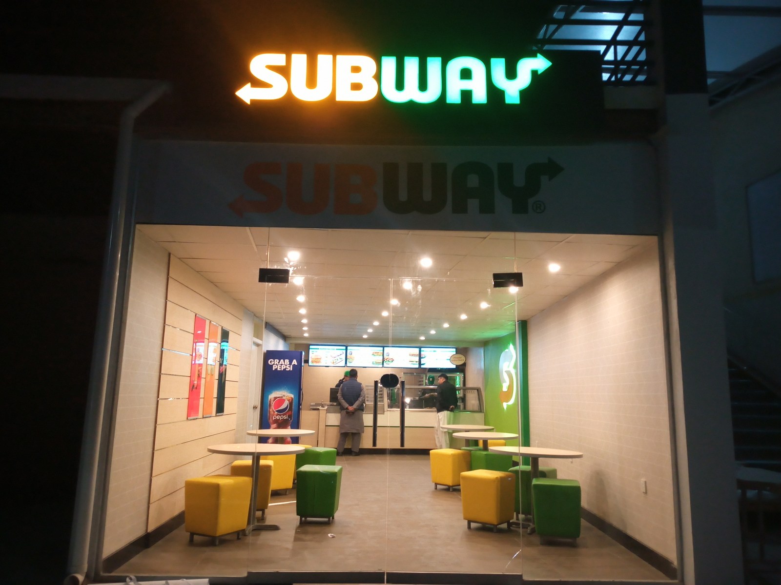 Subway signage
